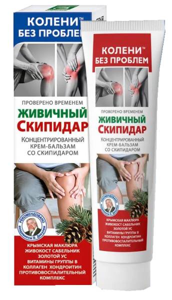 Изображение товара Крем-бальзам для тела Колени без проблем Живичный скипидар 125мл Крем-бальзам для тела Колени без проблем Живичный скипидар 125мл фотография