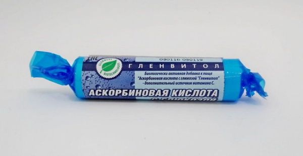 Аскорбиновая кислота гленвитол №10табл (6706) фотография